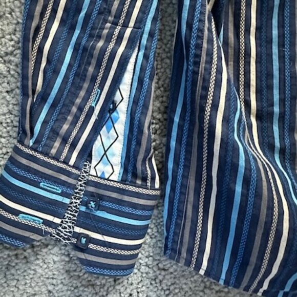 Rare Bartlett Baron 2 Ply Mercerized Cotton Men's Shirt - EUC Sz. Large -  STYLE - Picture 10 of 10